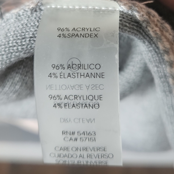 NWT Calvin Klein Suit Dusty Rose Belted Cardigan Coat Women's Size L - Picture 4 of 4